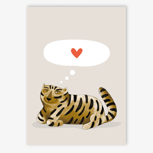 Postkarte Cat Heart