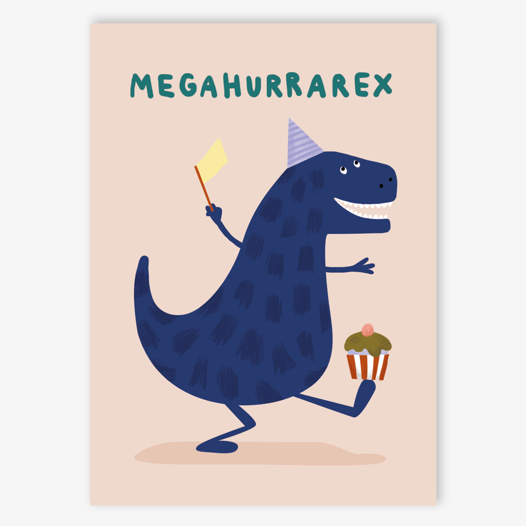 Postkarte Megahurrarex